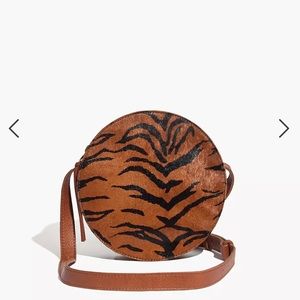 Madewell Simple Circle Crossbody Bag in Calf Hair